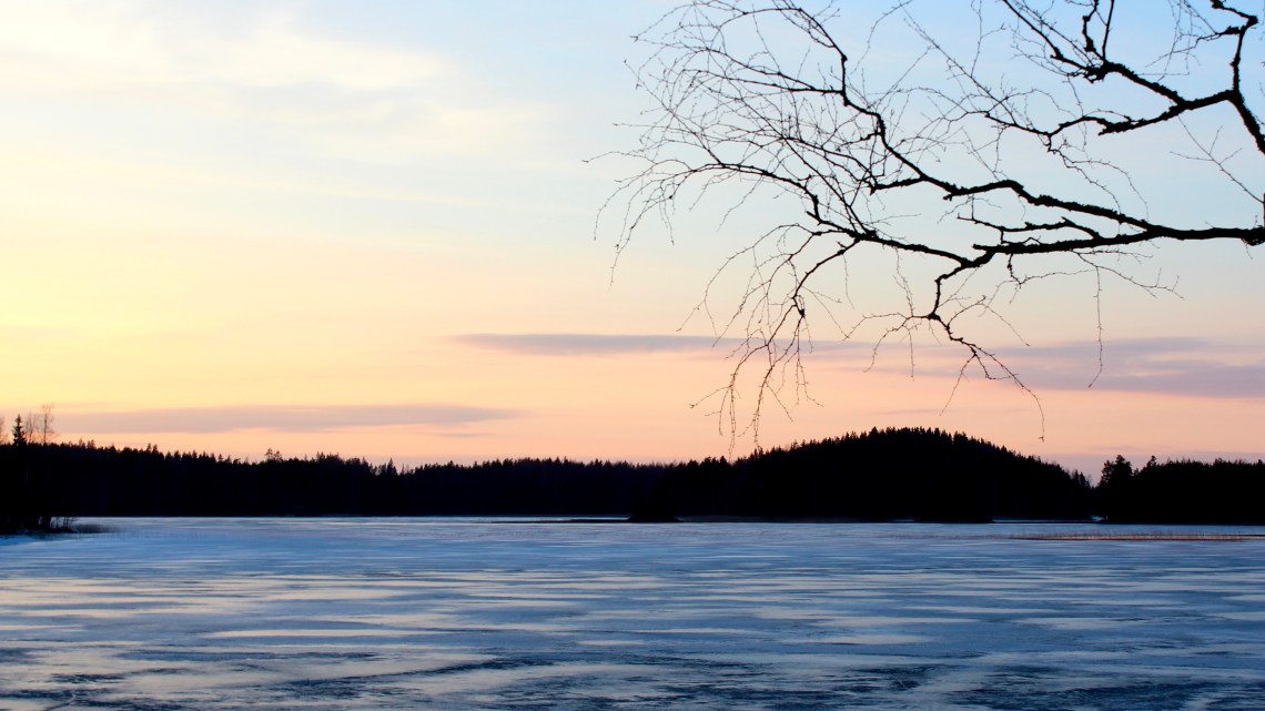 auringonlasku-kevät